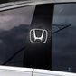 2 autocollants pour vitres de voiture avec logo