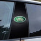 2 autocollants pour vitres de voiture avec logo