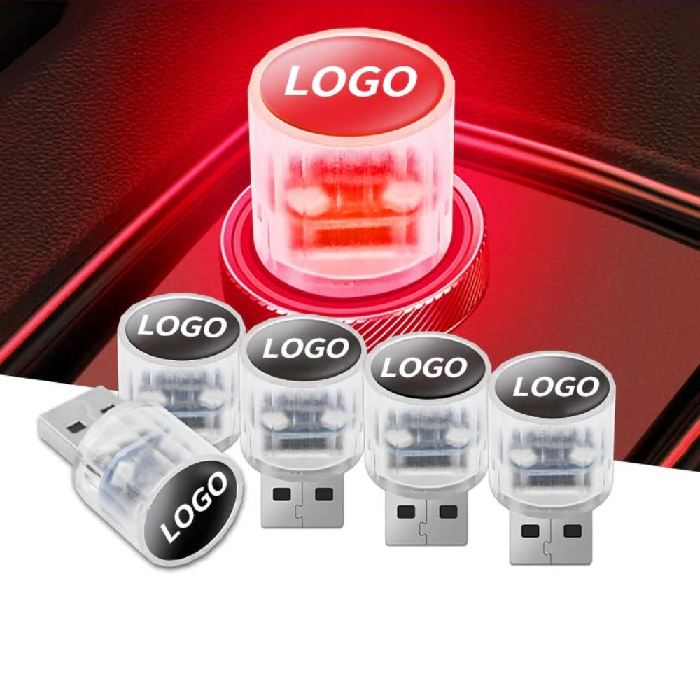 Mini-lampe LED USB décorative pour l'intérieur des voitures