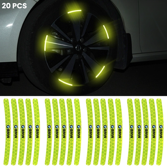 Lot de 20 enjoliveurs lumineux avec logo
